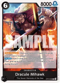 Dracule Mihawk OP16-089 — The Time of Battle