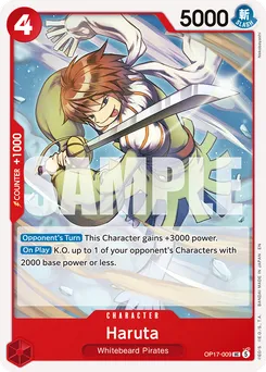 Haruta OP17-009 — The World's Strongest Warriors