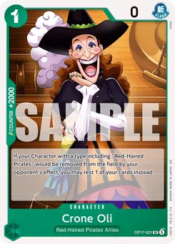 Crone Oli OP17-021 — The World's Strongest Warriors