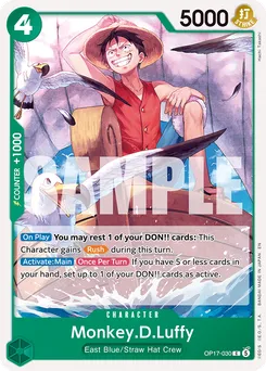 Monkey D. Luffy OP17-030 — The World's Strongest Warriors
