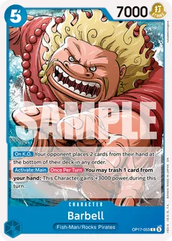 Barbell OP17-053 — The World's Strongest Warriors