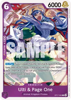 Ulti et Page One OP17-060 — The World's Strongest Warriors