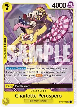 Charlotte Slurp OP17-110 — The World's Strongest Warriors