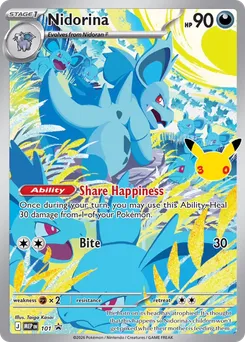 Nidorina 101 — MEP Black Star Promos