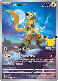 Zeraora 103 — MEP Black Star Promos