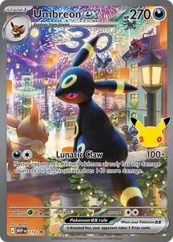 Umbreon ex 110 — MEP Black Star Promos