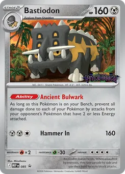 Bastiodon 085 — MEP Black Star Promos