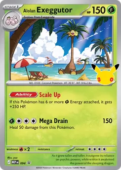 Alolan Exeggutor 094 — MEP Black Star Promos