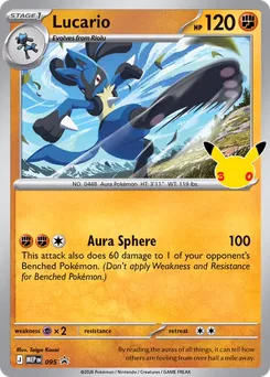 Lucario 095 — MEP Black Star Promos
