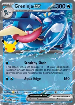 Greninja ex 099 — MEP Black Star Promos