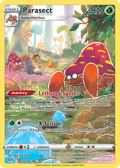 Parasect TG01/TG30 — Lost Origin / Lost Origin Trainer Gallery