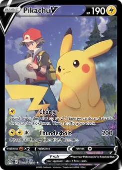 Pikachu V TG16/TG30 — Lost Origin / Lost Origin Trainer Gallery