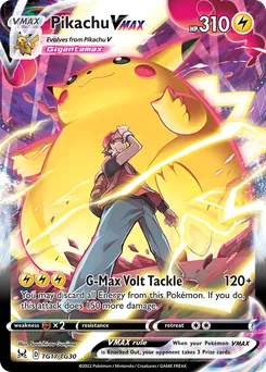 Pikachu VMAX TG17/TG30 — Lost Origin / Lost Origin Trainer Gallery