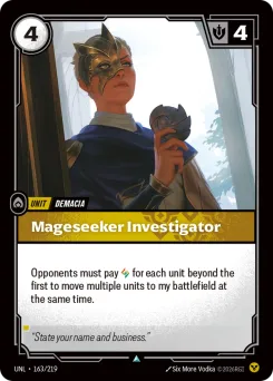 Mageseeker Investigator UNL-163/219 — Unleashed