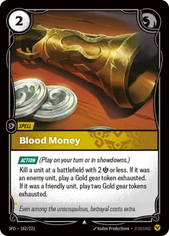 Blood Money SFD-162/221 — Spiritforged