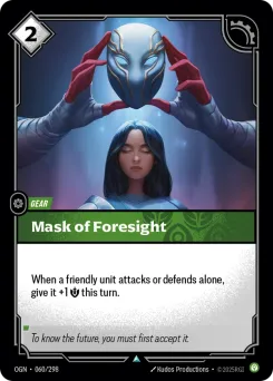 Mask of Foresight OGN-060/298 — Origins