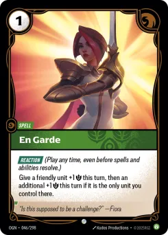 En Garde OGN-046/298 — Origins