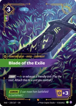 Blade of the Exile RAD-150/167 — Radiance
