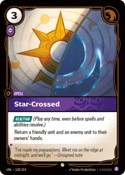 Star-Crossed UNL-128/219 — Unleashed