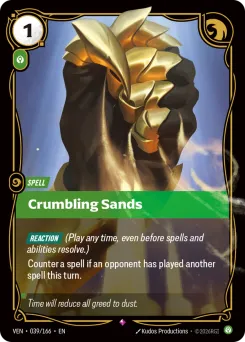 Crumbling Sands VEN-039/166 — Vendetta