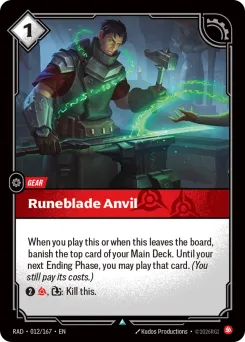 Runeblade Anvil RAD-012/167 — Radiance