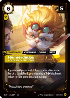 Heimerdinger, Academy Instructor RAD-132/167 — Radiance