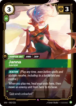 Janna, Savior SFD-053/221 — Spiritforged
