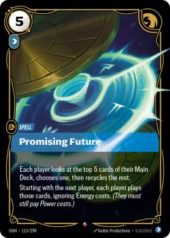 Promising Future OGN-115/298 — Origins