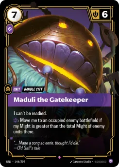 Maduli the Gatekeeper UNL-144/219 — Unleashed