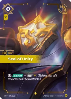 Seal of Unity SFD-238/221 — Spiritforged