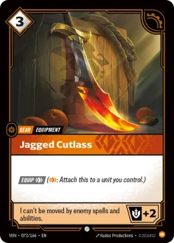 Jagged Cutlass VEN-073/166 — Vendetta