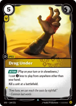 Drag Under SFD-164/221 — Spiritforged