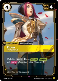 Fiora, Victorious OGN-232/298 — Origins