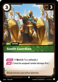 Sunlit Guardian OGN-054/298 — Origins