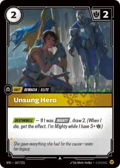 Unsung Hero SFD-167/221 — Spiritforged