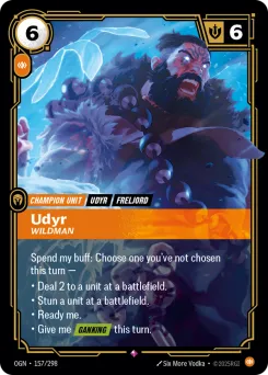 Udyr, Wildman OGN-157/298 — Origins