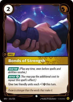 Bonds of Strength SFD-151/221 — Spiritforged