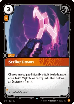 Strike Down SFD-107/221 — Spiritforged