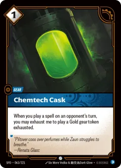 Chemtech Cask SFD-063/221 — Spiritforged