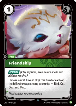 Friendship UNL-046/219 — Unleashed