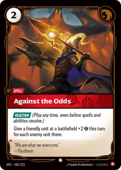 Against the Odds SFD-001/221 — Spiritforged
