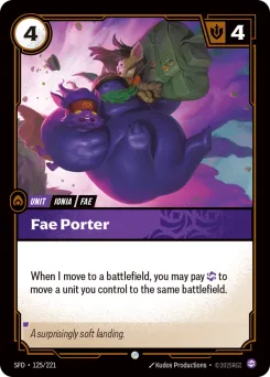 Fae Porter SFD-125/221 — Spiritforged