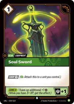 Soul Sword UNL-039/219 — Unleashed