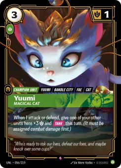 Yuumi, Magical Cat UNL-056/219 — Unleashed