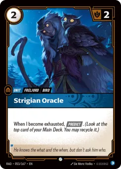 Strigian Oracle RAD-053/167 — Radiance