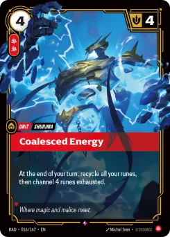 Coalesced Energy RAD-016/167 — Radiance