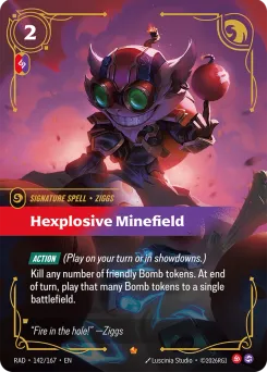 Hexplosive Minefield RAD-142/167 — Radiance