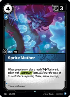 Sprite Mother OGN-106/298 — Origins