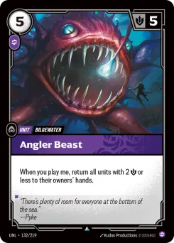 Angler Beast UNL-132/219 — Unleashed