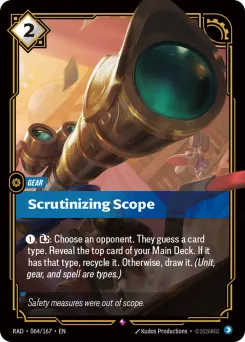 Scrutinizing Scope RAD-064/167 — Radiance